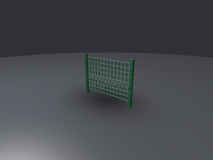 Ограждение секционное 3D